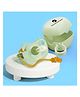 StarAndDaisy Soft Silicone Baby Pacifiers with Unique Shape to Support Psychological Breathing, Teether & Pacifier for Newborns with PP box and Anti-lost chain (Green)