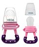 Vega Baby & Mom Silicon Fresh Fruit Feeder Nibbler- Pink