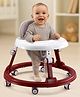 Baby Elegant 360° Multi Functional Baby Walker with Multi Level Height Adjustment & Activity cum Feeding Tray - Red