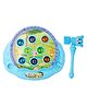 Fiddlerz Crazy Hamster Whack A Mole Game for 3+ Year Old Boys Girls Interactive Pounding Toy for Kids with Sound & Light - Blue
