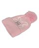 Kid-O-World Placement Hi Text Designed Bobble Cap - Light Pink