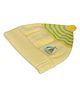 Kid-O-World Striped Designed & Boat Patch Detailed Cap - Yellow