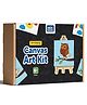Mini Leaves Mini Canvas Craft Art Paint DIY Kit for Beginners - Animal Theme