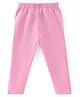 Babyhug Cotton Lycra Full Length Floral Printed Leggings Pack of 3 - Pink & Cream