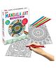 Little Berry Mandala Art Colouring Kit With 24 Big Sheets and 12 Sketch Pens for Girls & Boys - Multicolour