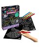 Little Berry Neon Nature Mandala Art Colouring Kit With 24 Big Sheets, 12 Sketch Pens and Glitter Tubes for Girls & Boys - Multicolour