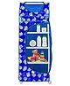 OYO BABY 0 Oyo Baby Multipurpose Baby Foldable Wardrobe 5 Shelves With Wheels for Kids Blue