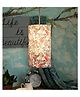 Green Girgit Butterfly Cylindrical Hanging Shade