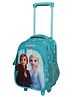 Novex Disney Princess Kids Trolley Backpack with 2 Wheel Turquoise - 18 Inch