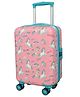 Novex Kids Unicorn Hard Sided Kids Trolley Bag with 4 Wheel - Pink 18 Inch