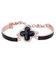 Touch925 Serene Linked Bracelet For Women And Girls - Rosegold