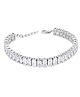 Touch925 Radiance Square Bracelet For Women And Girls - SIlver