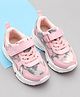Cute Walk by Babyhug Sneaker Shoes with Velcro Closure - Pink