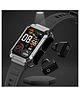 WatchOut WearPods Smartwatch with Wireless Earbuds - Black