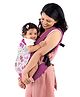 LuvLap Adore Baby Carrier with 2 Carry Positions, Skin-Friendly Premium Fabric, Adjustable from Newborn to Toddler, Max Weight 18 Kgs, Pink