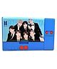 Vworld  BTS Printed Jumbo Dual Space Pencil Box Very Big Size Jumbo Compass Box (Blue)