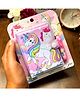 Vworld Printed Mini Pocket Diary with Small Pen for Kids (Random Color) (Unicorn)(40pages)
