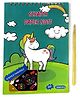 Vworld Cartoon Printed Scratch Art Book with Wooden Stylus for Kids, Girls or Boys of All Age Group (Pack of 1)(random colour)