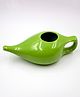 Sarveda Ayurvedic Ceramic Jala Neti Pot for Nasal Cleansing - Green