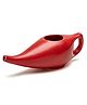 Sarveda Ayurvedic Ceramic Jala Neti Pot for Nasal Cleansing - Red