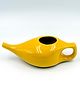 Sarveda Ayurvedic Ceramic Jala Neti Pot for Nasal Cleansing - Yellow