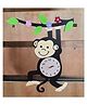 KIDOZ Superia Clock Monkey Brown