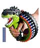 AKN TOYS Electric Dinosaur Gun Toy 34 Burst Dinosaur Roar Electric Blasting Toy Gun Automatic Toys Guns EVA Soft Bullet Wrist Blasting Soft Bullet Gun (COLOR MAY VARY)