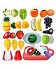 FunBlast Realistic Cutting Fruits Play Set Toys with Chopping Board & Knife  13 Pcs
