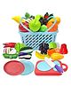 FunBlast Realistic Cutting Fruits and Vegetables Play Set Toys  16 Pcs