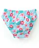 Babyhug 100% Cotton Panties With Floral Print Pack Of 3 - Blue & Pink