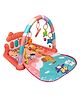 YAMAMA Baby Play Gym Musical Keyboard Piano Baby Play Gym Mat And Fitness Rack Activity Gym Mat With Music and Lights For Babies And Kids - Pink