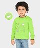Mi Arcus 100% Cotton Full Sleeves Tree & Animals Printed  Tee - Green