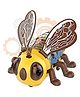 AKN TOYS Transparent Gear Walking bee Toy Plastic 3D with 360 Degree Rotation, Gear Simulation Mechanical Sound and Light Car Toy (Multicolor Multi Design)