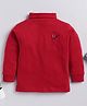 TOONYPORT Full Sleeves High Neck Placement Elephant Printed Sweatshirt - Red