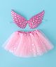Babyhug Butterfly Wings and Costume Set - Light Pink