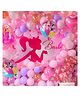 Special You Barbie Theme Birthday Decoration with Barbie Foil Balloon Set & Flex Poster Decorative Kit Pink  - Pack of 79 Items