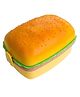AKN TOYS Rectangle Burger Shape Lunch Box COLOR MAY VARY