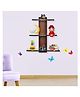 Muren Tree Shape Wall Mounted Shelf - Brown