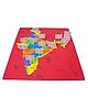 Muren Indian Map with State Capitals Educational Toy and Learning Aid for Boys and Girls India Map Puzzle Jigsaw Puzzle 25 Puzzle pcs 35 Flags- Multicolor