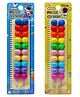 Parteet Smiley Stacking Pencils & Crayons 2 in 1 Kit Set of 2 - Multicolour