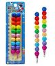 Parteet Smiley Stacking Pencils & Crayons 2 in 1 Kit - Multicolour