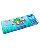 Parteet Dino Dual Side Multifunction Pencil Case with Calculator 2 Sharpener and Pen Pencil Holder - Blue