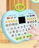 Parteet Educational Mini Learning Pad Toy for Kids- Apple-Shape LED Display and Fun Music Pad- Learning Alphabets, Numbers, Words, Animal and Story for Kids (Colour as per Stock)