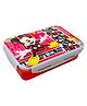 Parteet Cartoon Character Compact BPA Free Plastic Lunch Box - Red