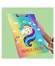 Parteet Cardboard Standard A4 Letter Size for Students Teacher Woman and Kids Low Profile Clip Decorative Clipboards Cute Clipboard Unicorn Pattern