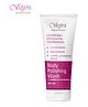 Vigini Skin Lightening Exfoliating Tan Removal Body Whitening Glutathione Niacinamide Coffee & Charcoal Beads Body Polishing Wash-100ml