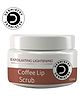 Dermistry Exfoliating Lightening Coffee and Sugar Organic Lip Scrub for Dark Dry & Chapped Lip Remove Pigmentation & Brighten Polish Tint- 15 ml