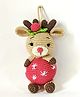 HAPPY THREADS Handcrafted Crochet Christmas Tree Ornament-  Reindeer