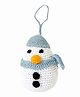 Handcrafted Amigurumi Christmas Tree Ornament- Snowman