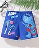 Kookie Kids Swimming Trunks  Dino Print - Blue